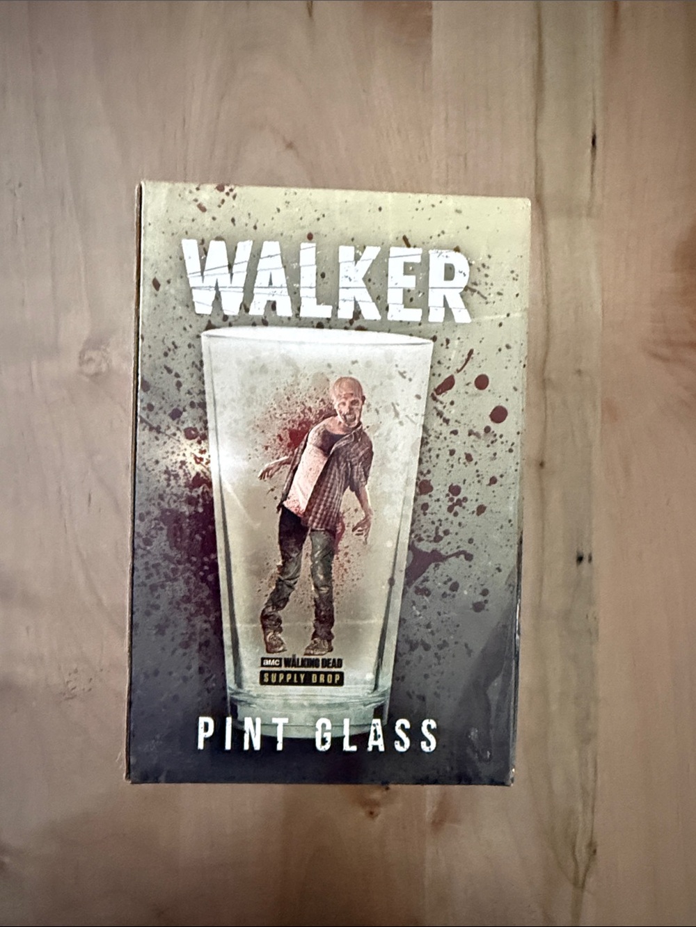 The Walking Dead "Walker" Pint Glass - Clear
